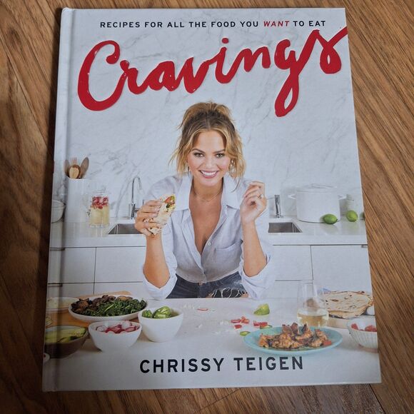 Cravings: Recipes for All the Food You Want to Eat: A Cookbook by Chrissy Teigen - Picture 1 of 4